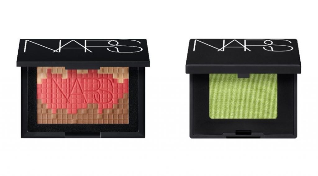 NARS"モザイク"模様のマルチカラー＆抹茶色アイシャドー