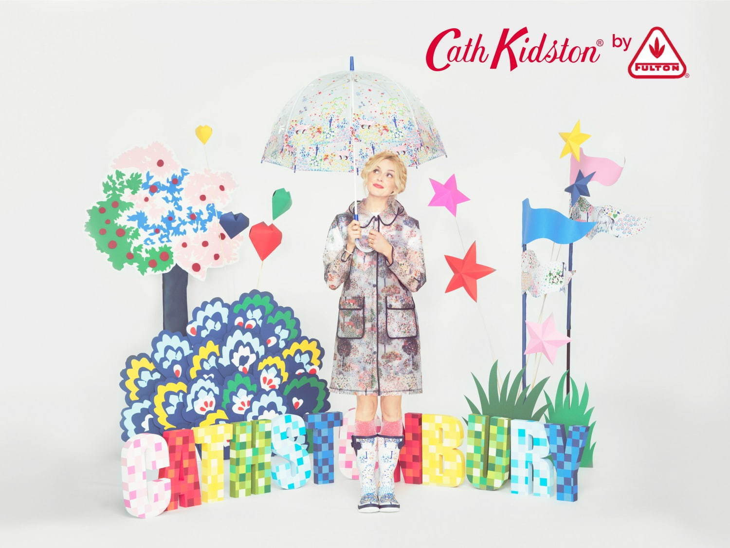 キャス キッドソン×英国王室御用達フルトンのコラボレーションアンブレラ キャス キッドソン×英国王室御用達フルトンのコラボレーションアンブレラ