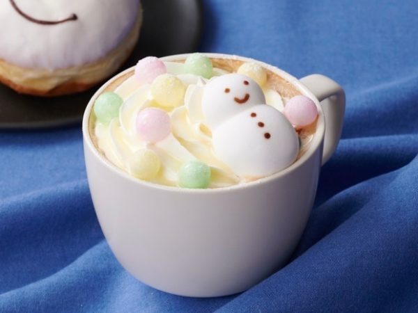 タリーズコーヒーから、“雪だるま”マシュマロを飾った「タリーズスノーマンパレードラテ」山陰・北陸限定発売！