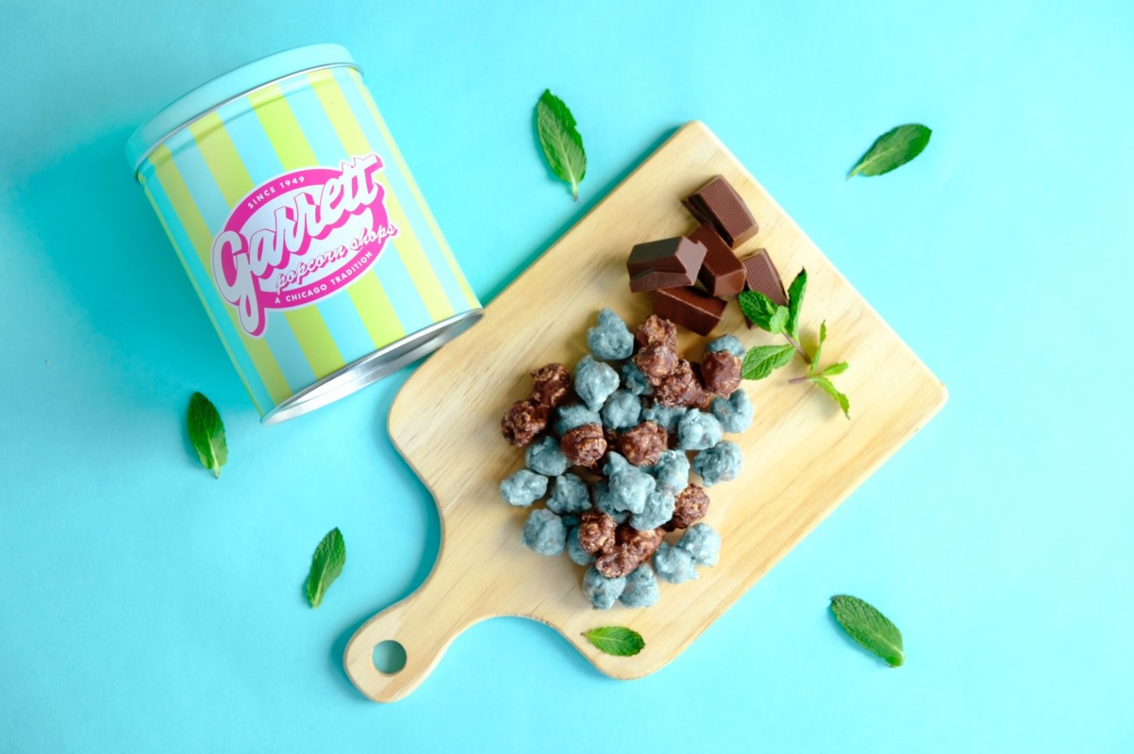 ギャレット ポップコーン ショップス®から、初 のミント系レシピ『チョコミント』 ギャレット ポップコーン ショップス®から、初 のミント系レシピ『チョコミント』
