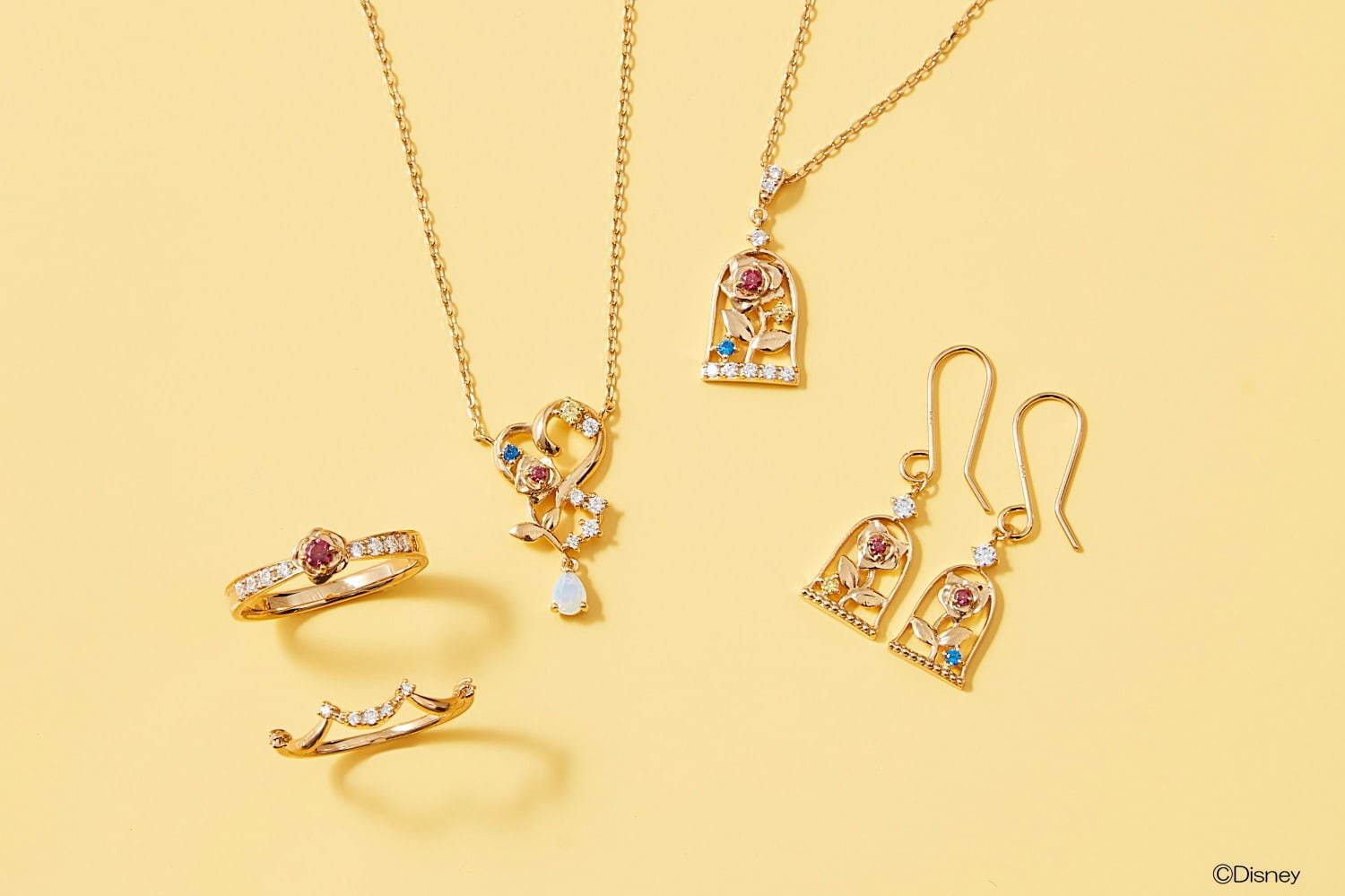 サマンサシルヴァから、ディズニー「美女と野獣」モチーフのジュエリー サマンサシルヴァから、ディズニー「美女と野獣」モチーフのジュエリー