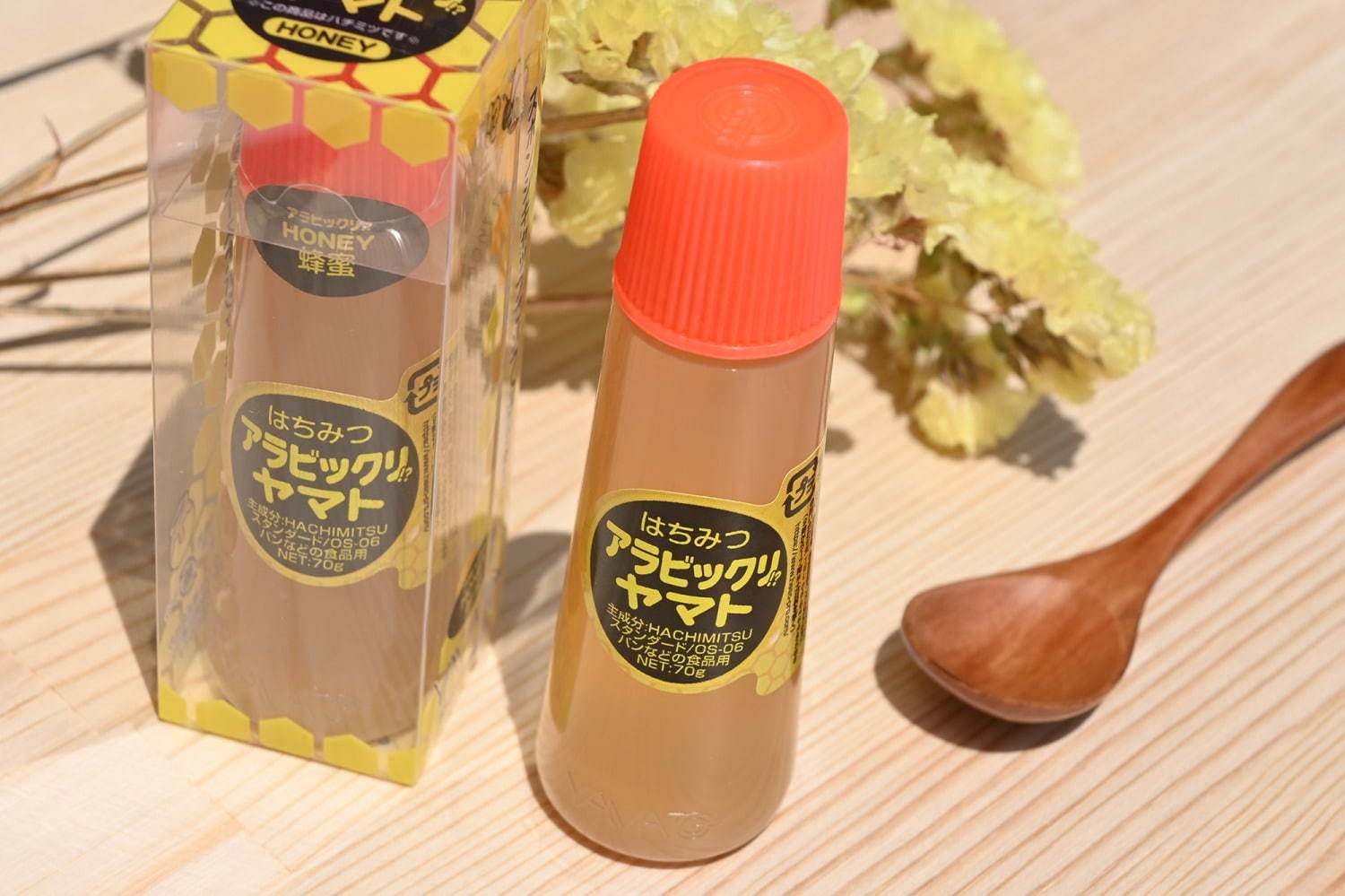 アラビックヤマト容器の蜂蜜「はちみつアラビックリ⁉ヤマト」 アラビックヤマト容器の蜂蜜「はちみつアラビックリ⁉ヤマト」