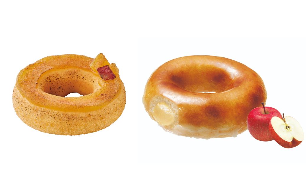 クリスピー・クリーム・ドーナツから、“スイートポテト”と“りんご発酵バター”の秋限定ドーナツ クリスピー・クリーム・ドーナツから、“スイートポテト”と“りんご発酵バター”の秋限定ドーナツ