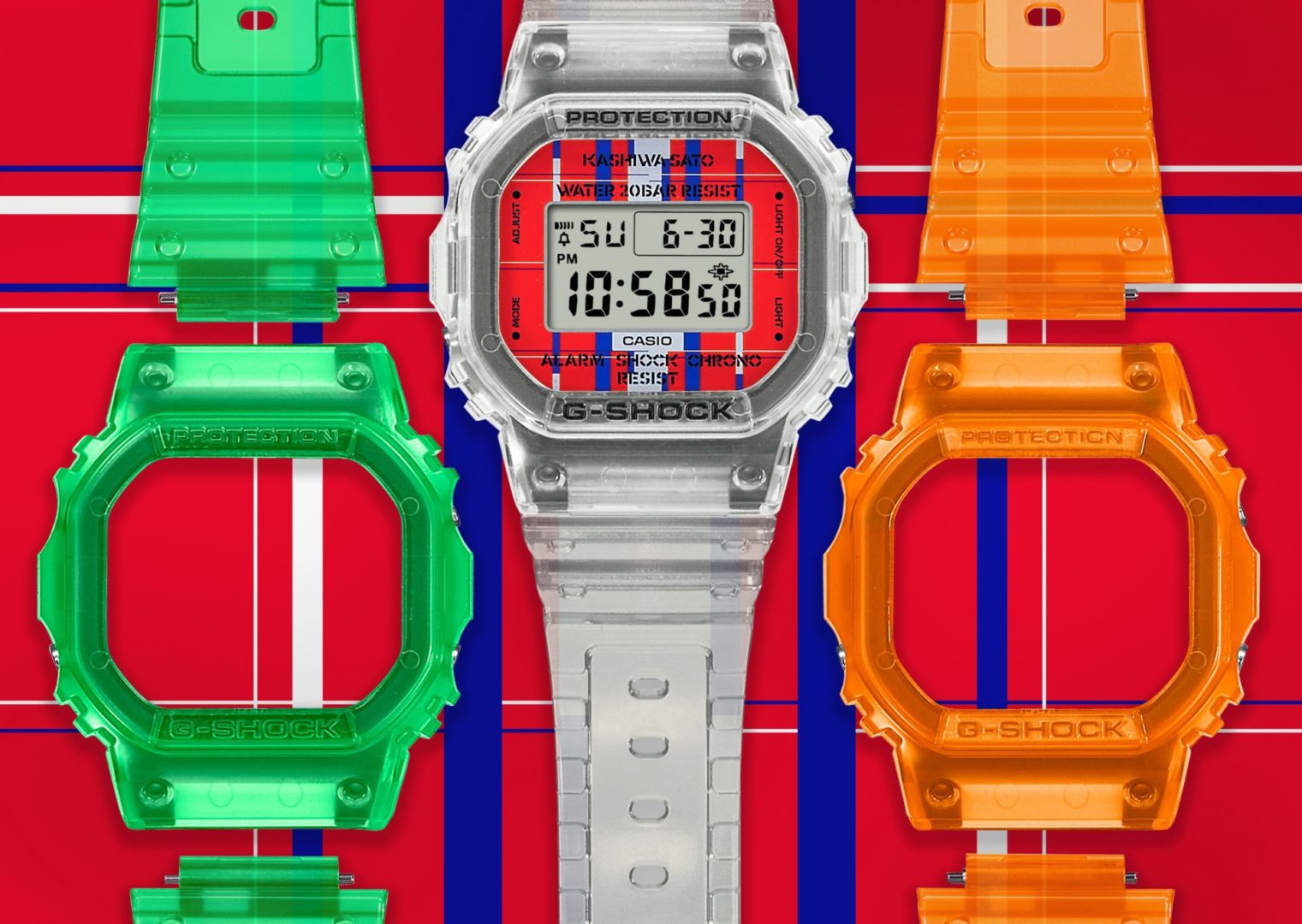 G-SHOCKから、クリエイティブディレクター 佐藤可士和氏とのコラボレーションモデル G-SHOCKから、クリエイティブディレクター 佐藤可士和氏とのコラボレーションモデル