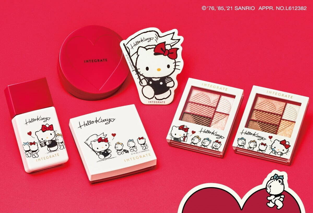 インテグレートから、サンリオ「ハローキティ」とコラボの限定コスメ インテグレートから、サンリオ「ハローキティ」とコラボの限定コスメ