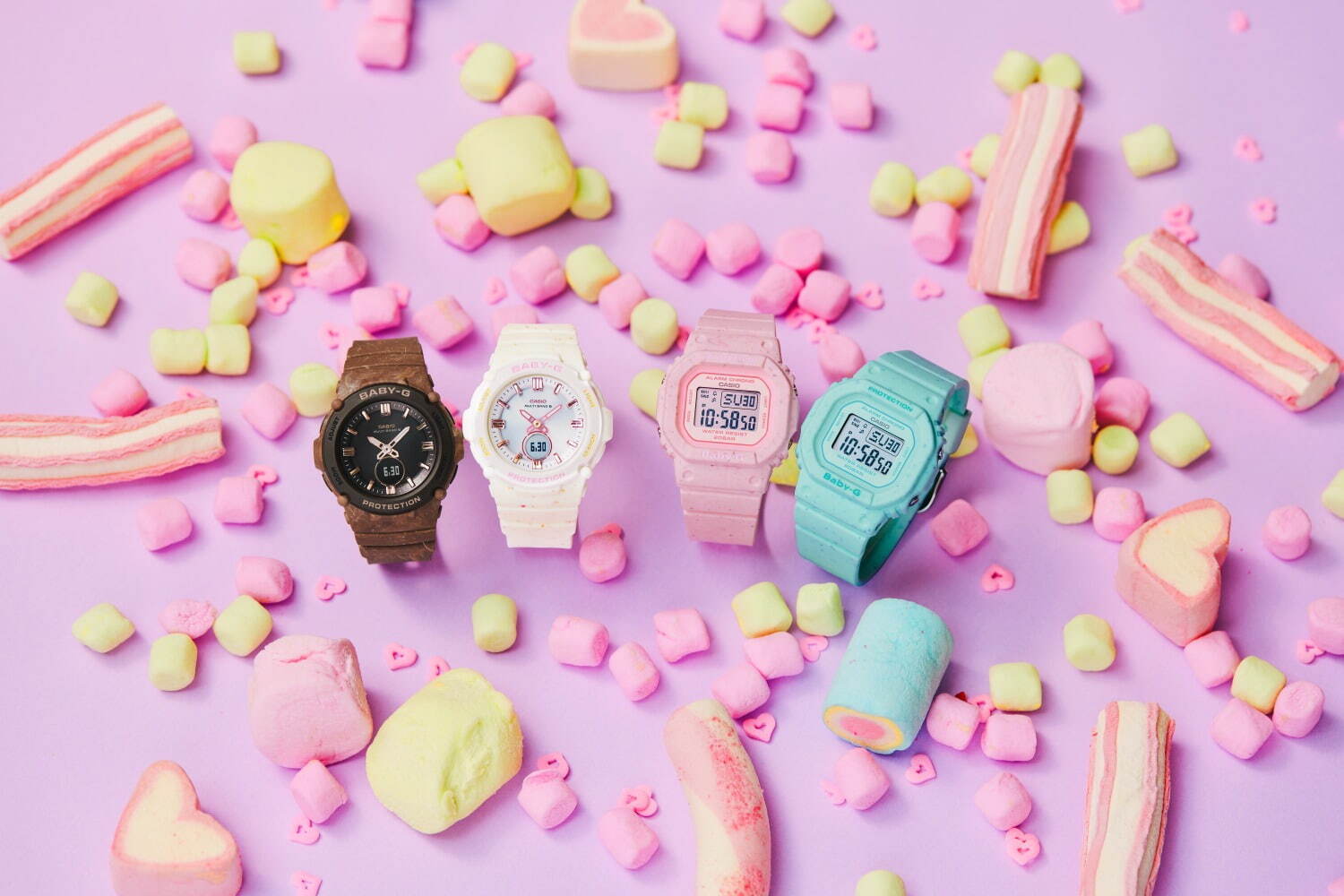 BABY-Gから、アイスクリーム着想の新作腕時計「アイスクリームカラーズ」 BABY-Gから、アイスクリーム着想の新作腕時計「アイスクリームカラーズ」