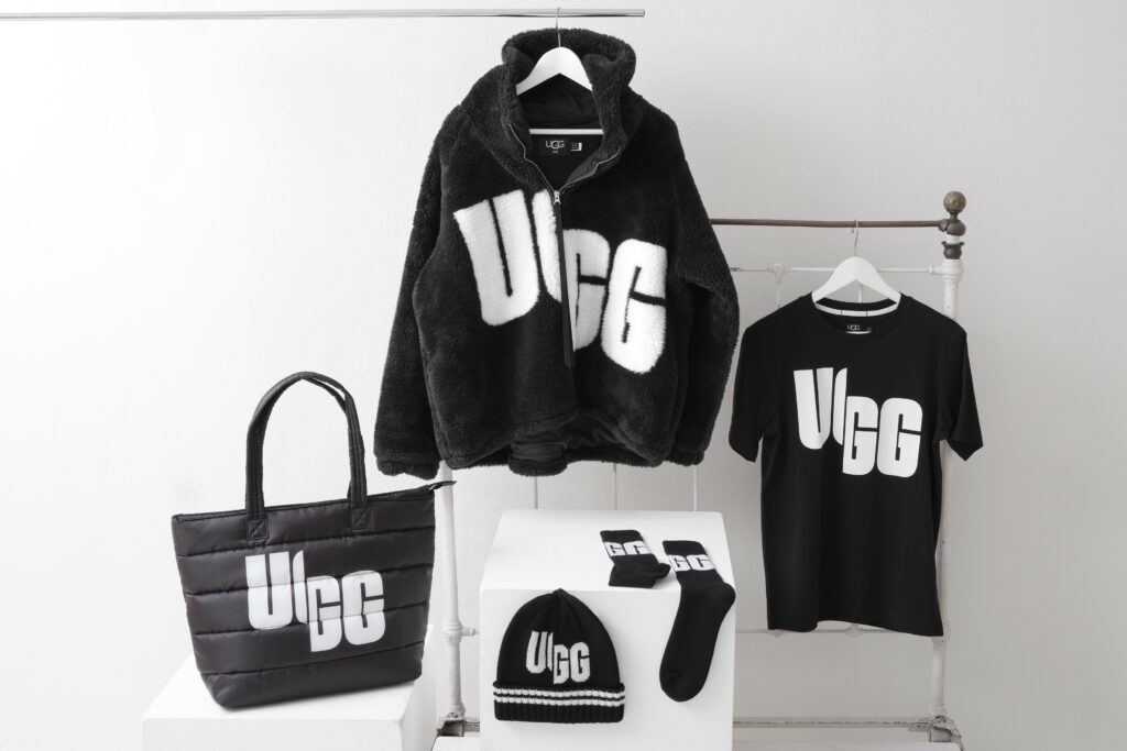 UGG®から、ブランドロゴを大胆に切り崩したChopdコレクション