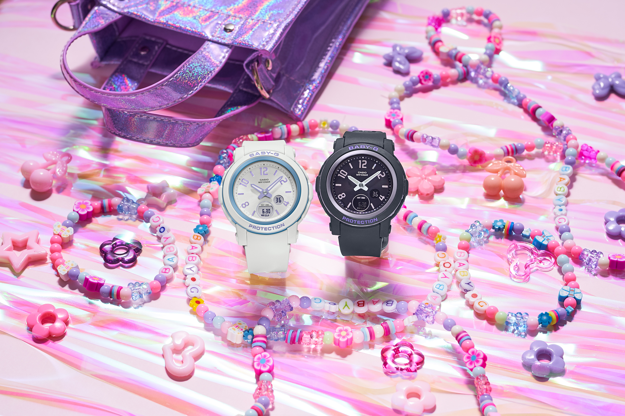 BABY-Gから、光と色の変化を楽しむ偏光デザインをまとったカジュアルモデル BABY-Gから、光と色の変化を楽しむ偏光デザインをまとったカジュアルモデル