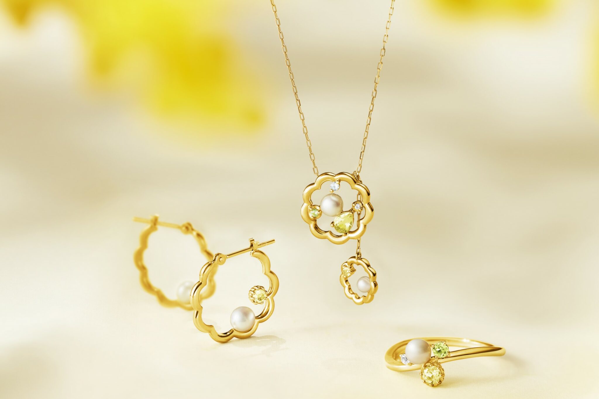 4℃から、春を彩るミモザやデイジーの花束をモチーフにした「2022 Spring Collection」 4℃から、春を彩るミモザやデイジーの花束をモチーフにした「2022 Spring Collection」