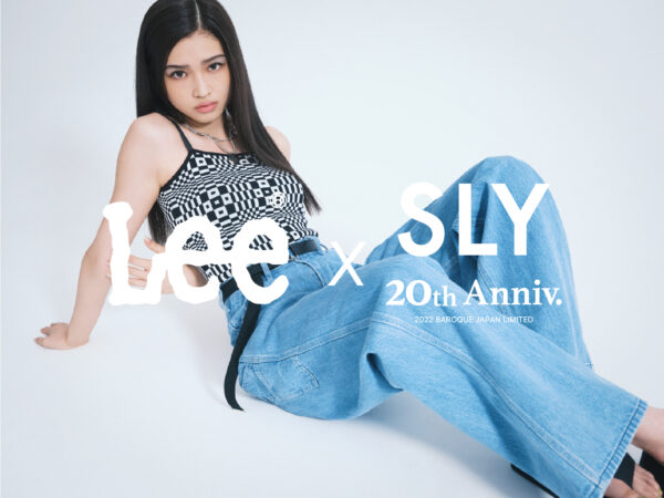 SLYから、20周年アニバーサリーとしてLeeとのコラボレーションアイテムが発売！