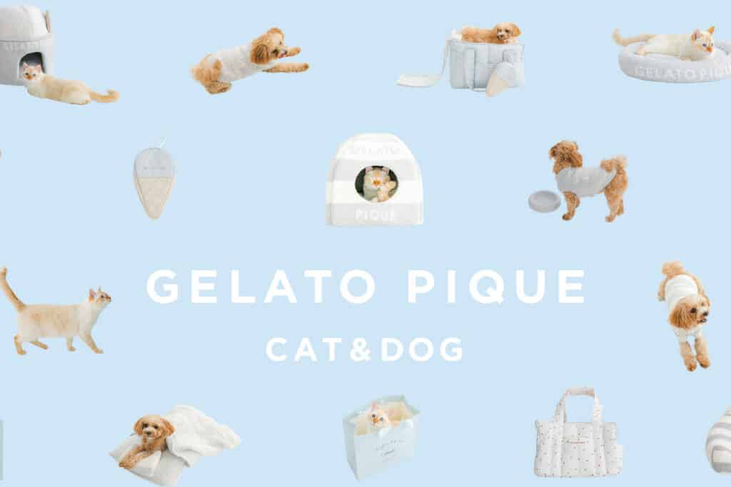 ジェラート ピケから、初の犬猫用アイテムの新ライン「GELATO PIQUE CAT&DOG」