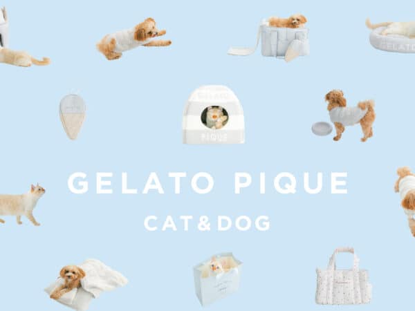 ジェラート ピケから、初の犬猫用アイテムの新ライン「GELATO PIQUE CAT&DOG」が発売！