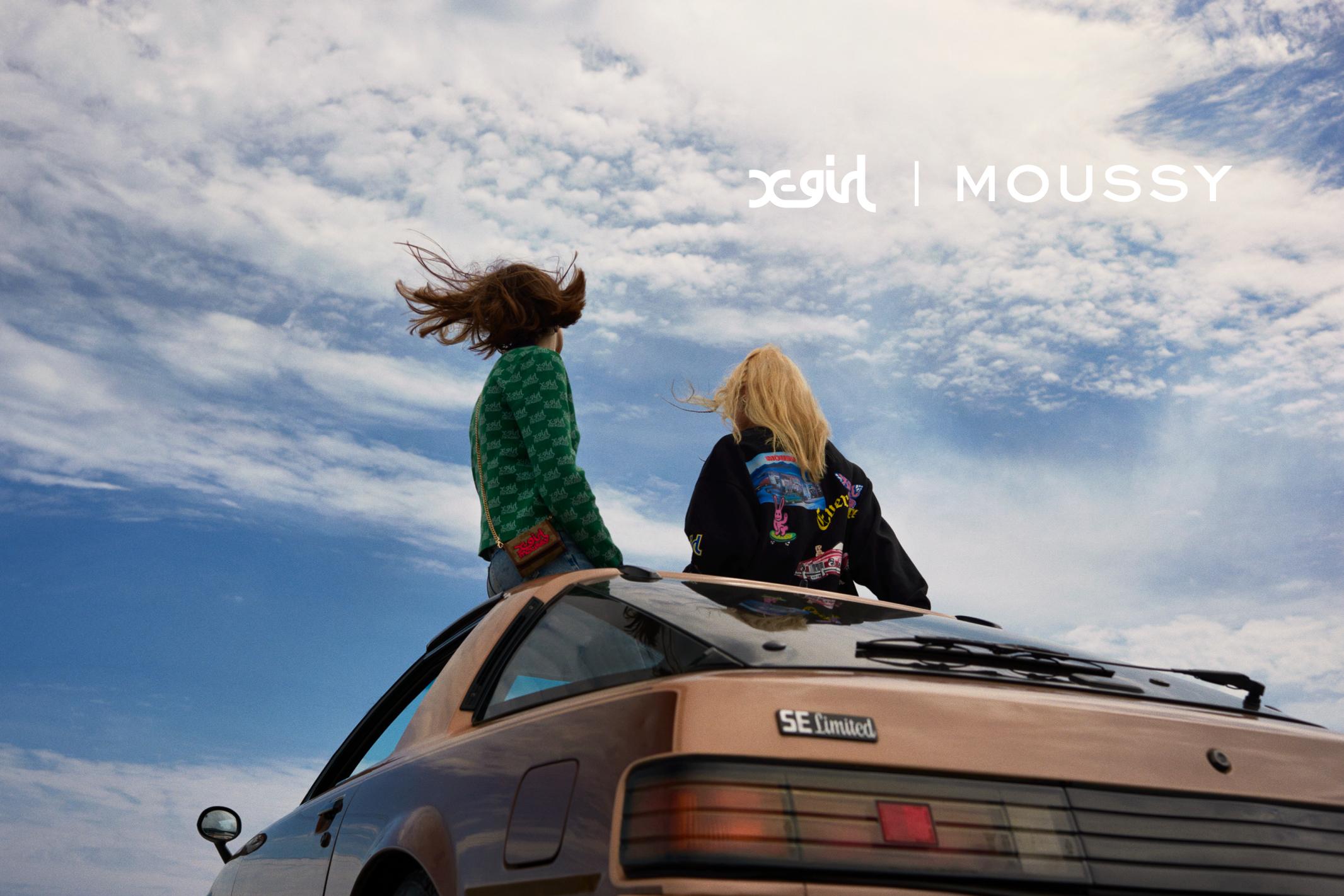 MOUSSYとX-girlのコラボが実現！ヴィンテージテイストな