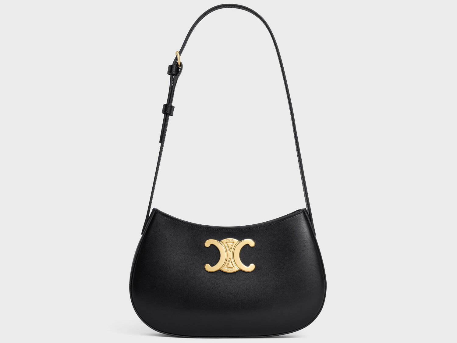 ＊即発可能＊ CELINE ミディアム ティリー バッグ タン セリーヌより新作バッグ「ティリー」誕生！1990年代風の曲線美が