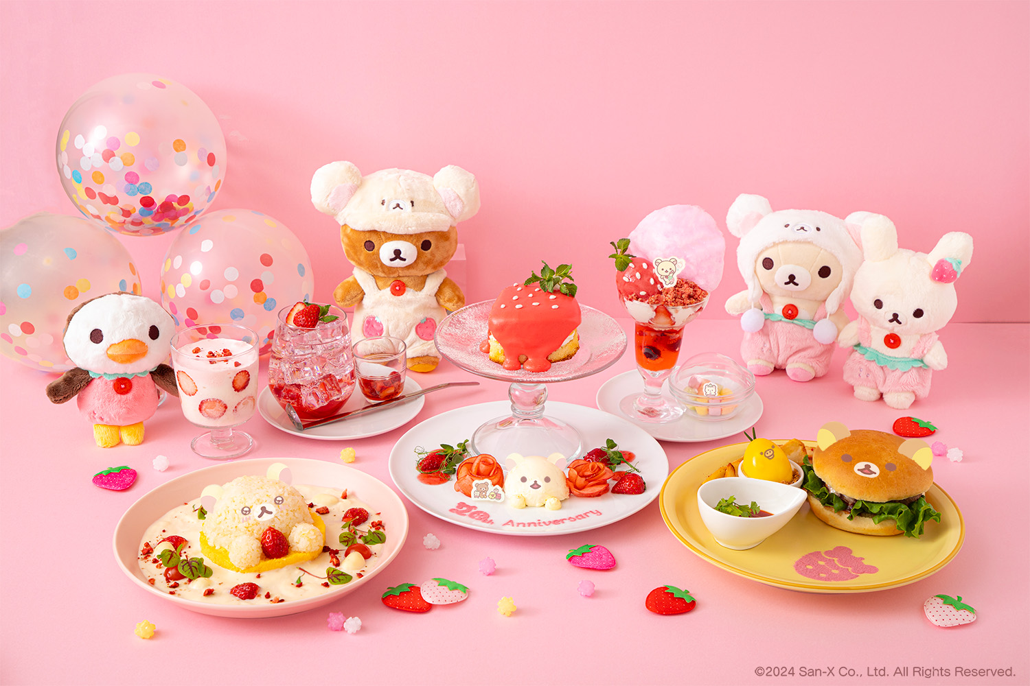 コリラックマの20周年をお祝いしたテーマカフェが東京ソラマチ®に