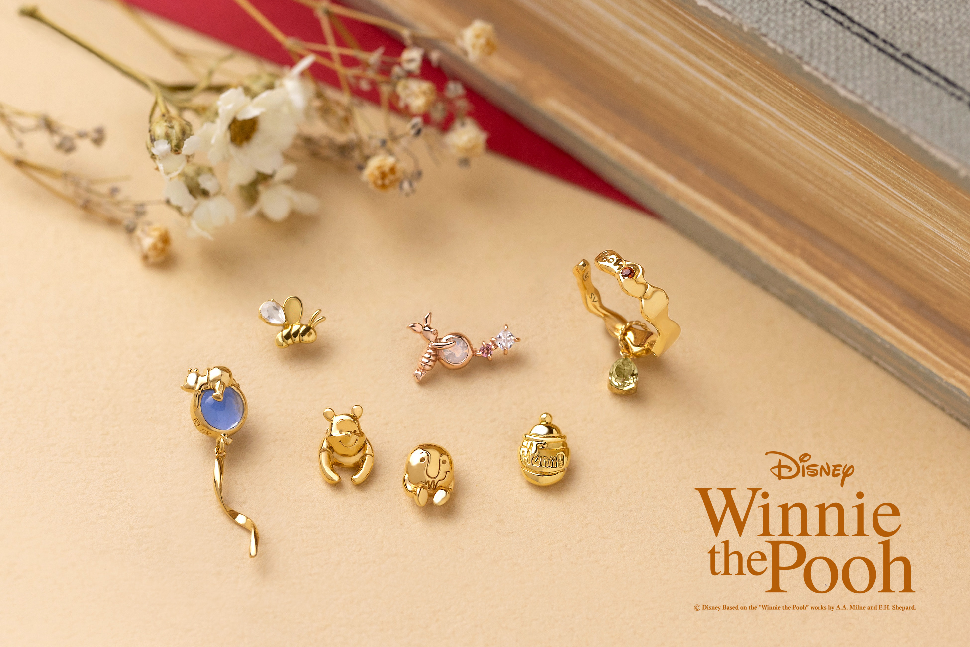TAKE-UPから、ディズニーコレクションジュエリー「くまのプーさん」が