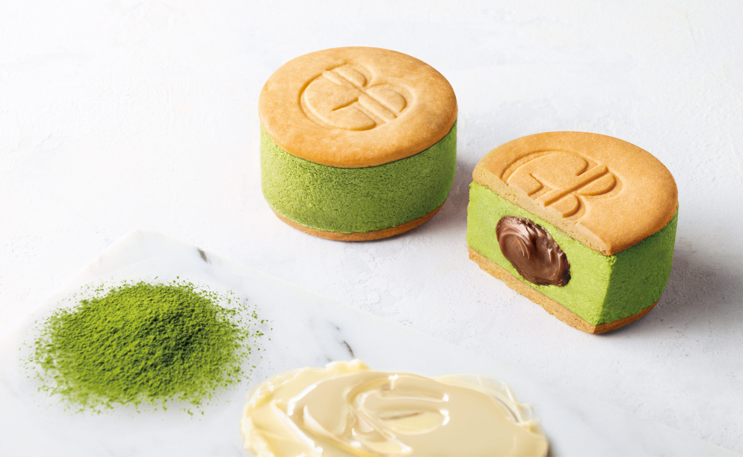 Gバターズから、ベルギー産チョコレートと発酵バターの「バターサンド 抹茶」が発売！