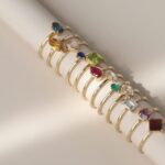 シエナロゼから、12ヵ月の誕生石をあしらったバースデーリングが発売!