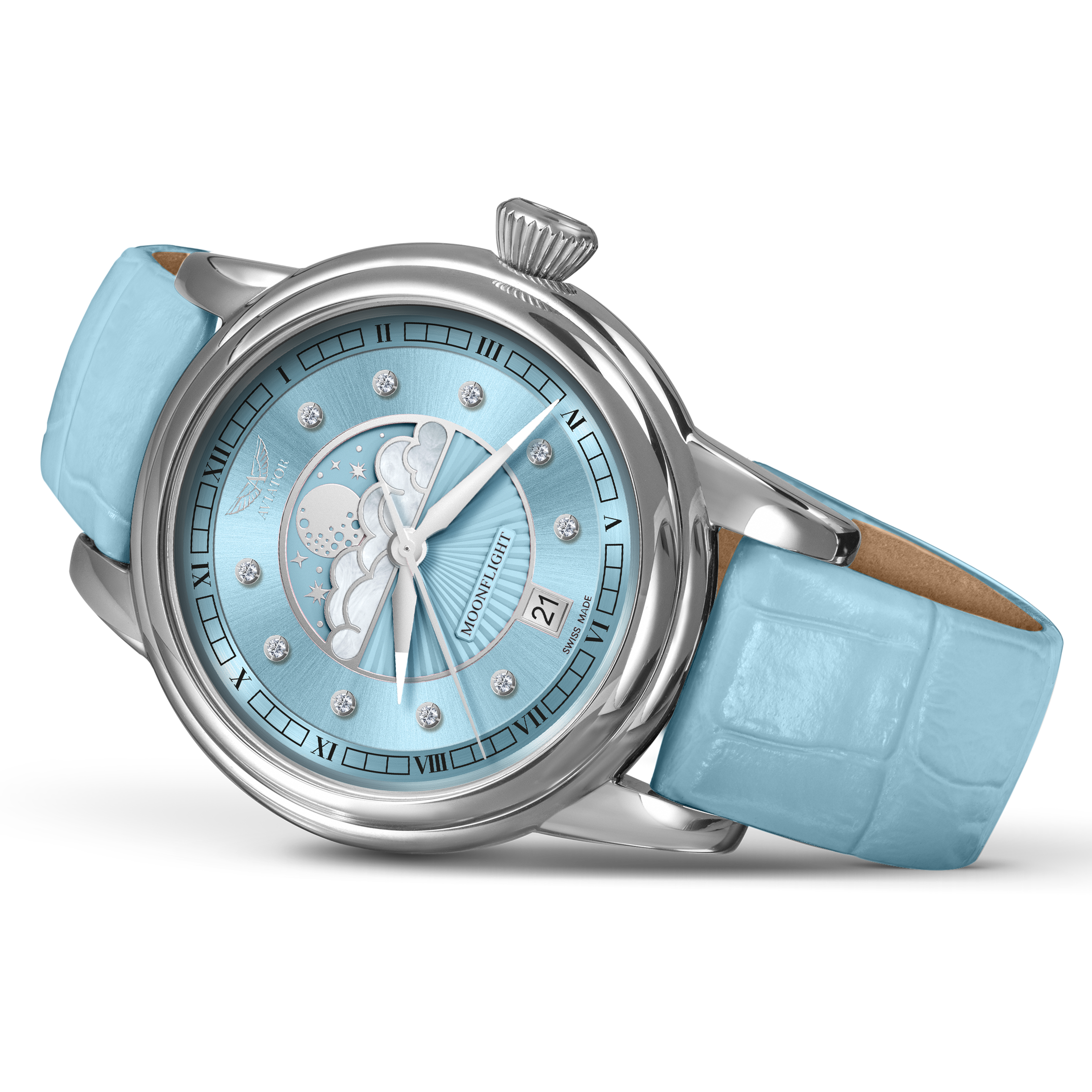 アビエイターから、飛行機の中から見た夜空をイメージした旅行気分を味わえる腕時計が発売！