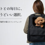 シービージャパンから、“欲しい機能、全部入り”折りたためるペットリュックが発売！