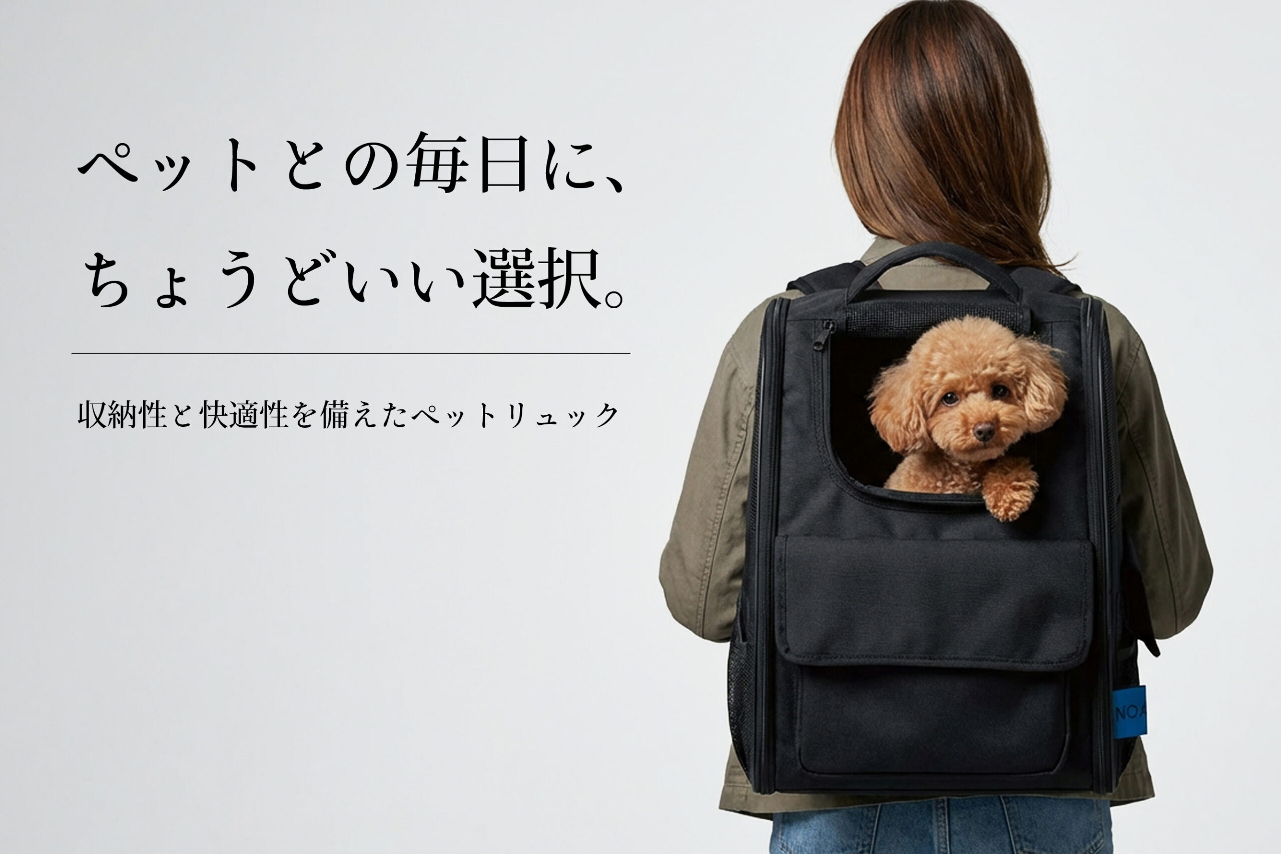 シービージャパンから、“欲しい機能、全部入り”折りたためるペットリュックが発売！