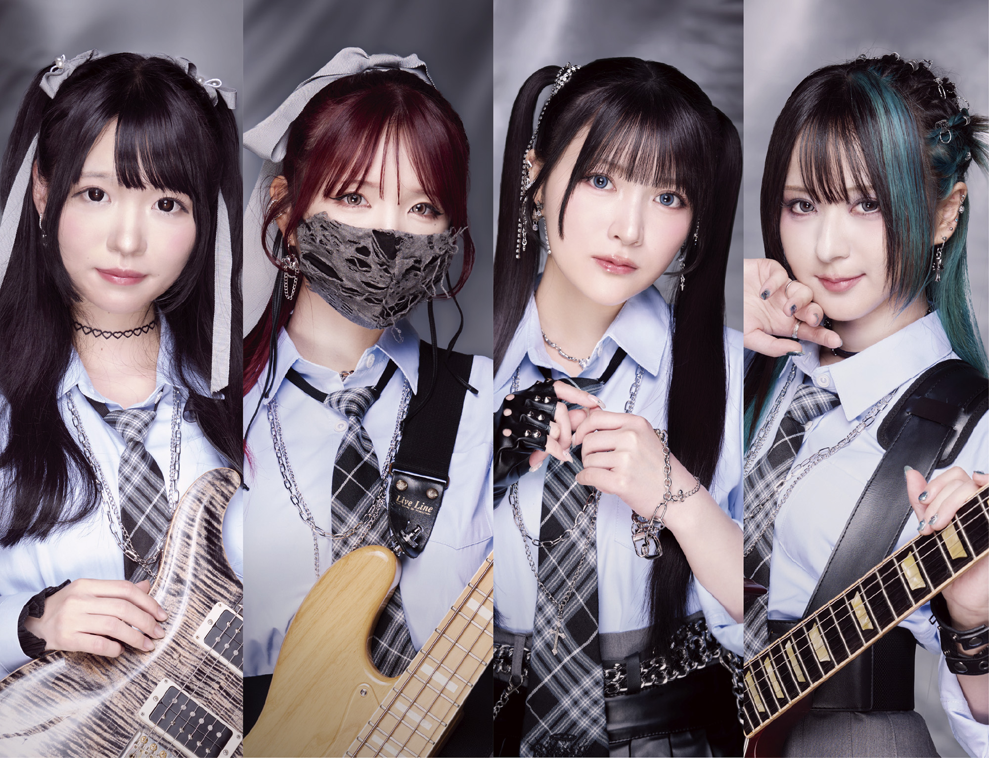 ギタリストMEI急逝のガールズバンド「終末のダイヤモンド」デビューシングルを配信リリース！